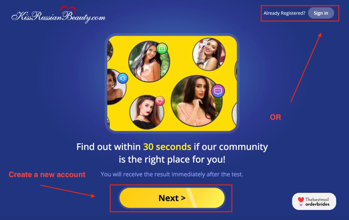 KissRussianBeauty registration