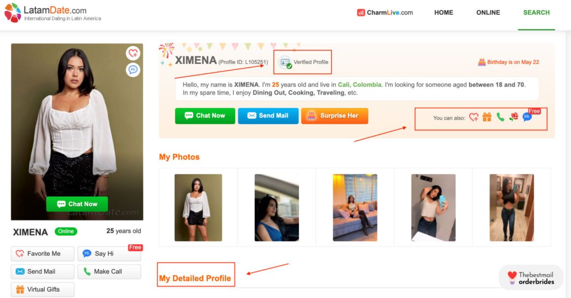 Profiles on Latamdate
