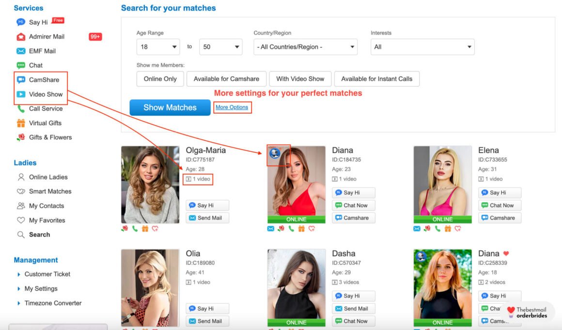 Ukrainebridesforyou general settings