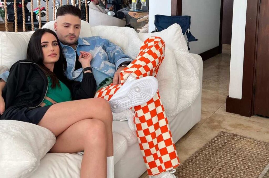 Foreign woman with American man